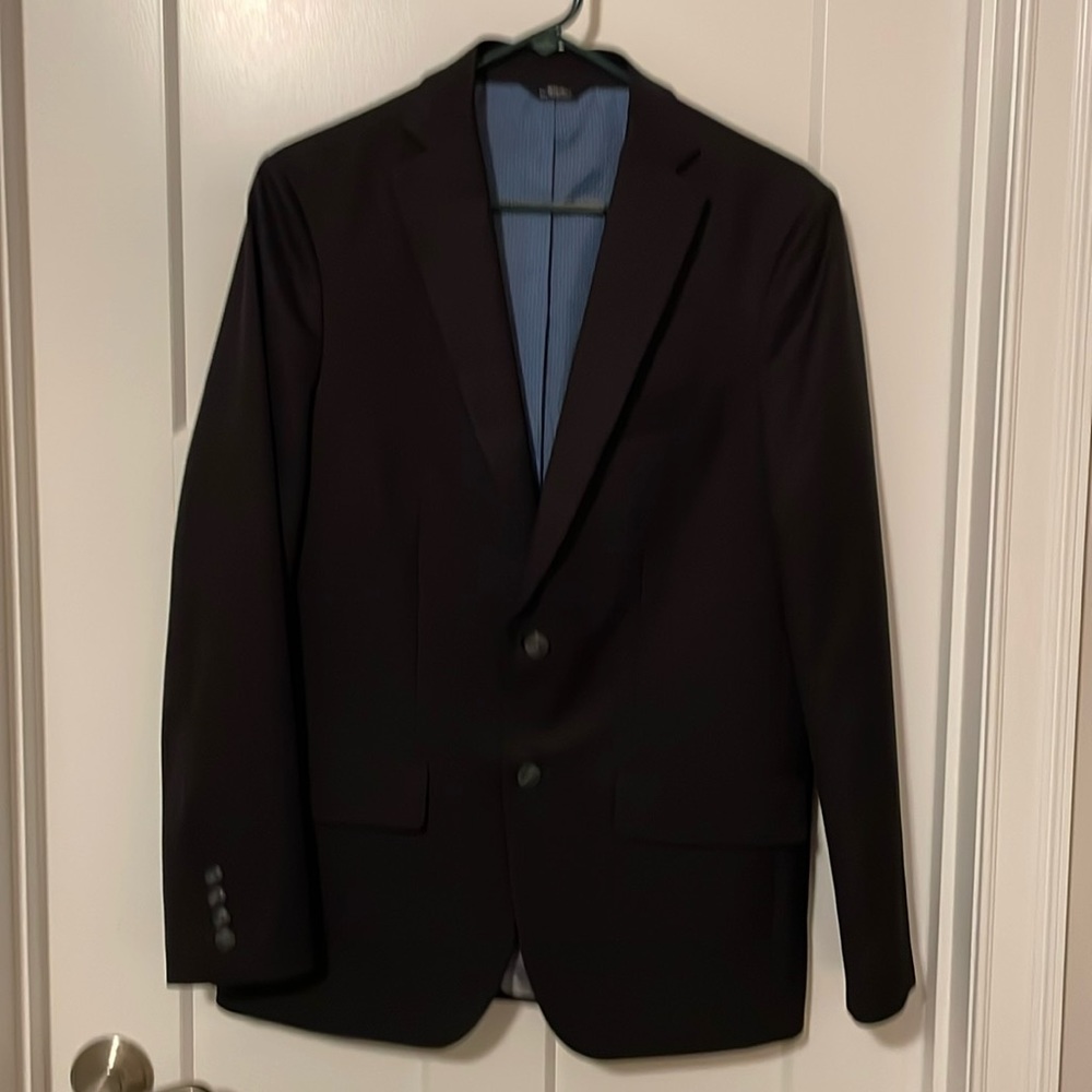 Men’s Black Blazer (sports jacket) Haggar The Active Series Slim Fit